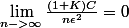 \lim_{n -> \infty} \frac{(1+K)C}{n\epsilon ^{2}} = 0